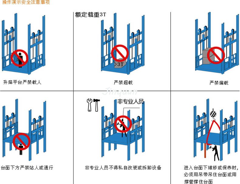 導軌升降貨梯